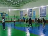 Дружеский матч по волейболу состоялся между карагандинскими полицейскими и волонтерами