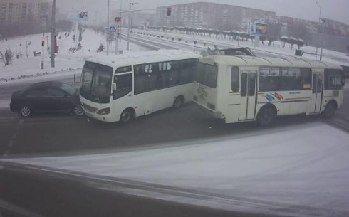 ДТП с участием маршрутного автобуса