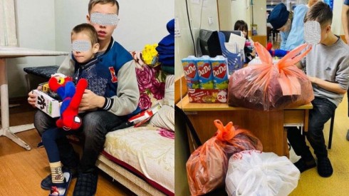 Детям из детского дома помогли сотрудники карагандинской колонии