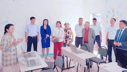 Начинающая предпринимательница на грант акима Улытауского района открыла образовательный центр