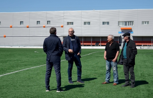 Президент ПФЛК ознакомился с футбольной инфраструктурой Караганды