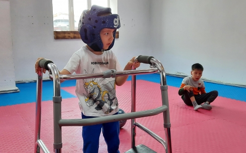 Спорт лечит: в Караганде по проекту «ArtSport» проходят тренировки для особенных детей