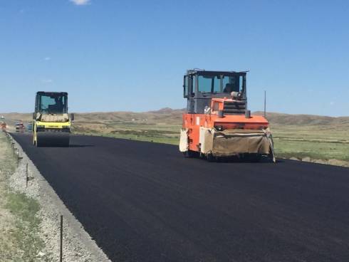 В области продолжается средний ремонт дороги Караганда — Буркутты