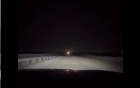Автомобилисты пожаловались на непроглядную тьму на трассе Караганда – Темиртау