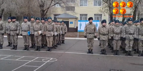 Бойцы воинской части Карагандинского гарнизона благополучно вернулись домой