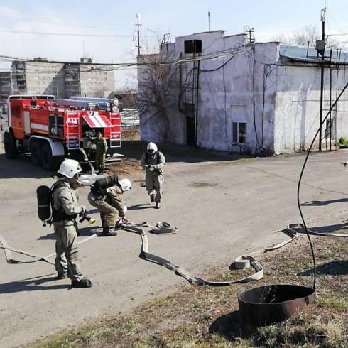 Тренировка по ликвидации химической аварии проведена в Темиртау