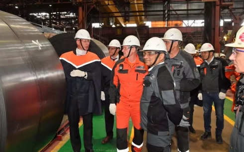 Послы стран Евросоюза посетили металлургический комбинат 