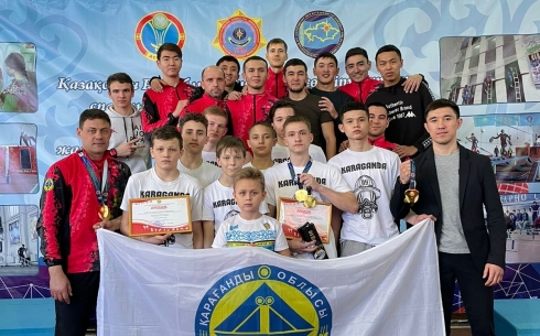 Карагандинцы стали победителями чемпионатов РК по пожарно-спасательному спорту