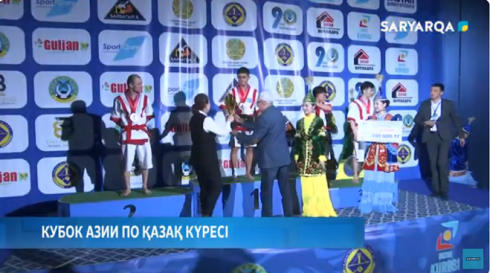 В Караганде завершился Кубок Азии по қазақ күресі