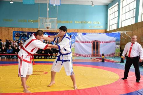 Открытый турнир по қазақ күресі прошел в Карагандинской области