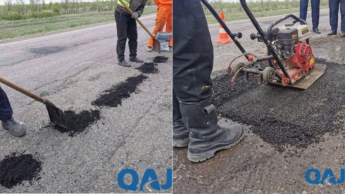 Моментальный ямочный ремонт тестируют на дорогах Казахстана