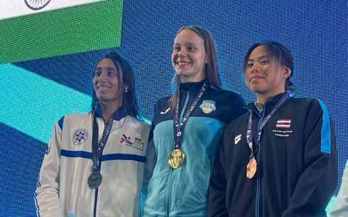 Карагандинская пловчиха завоевала пять медалей и установила два рекорда Азии