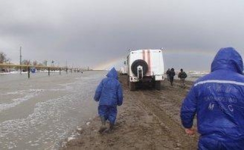В Карагандинской области два участка автотрассы  размыло паводками