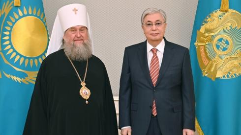 Токаев принял митрополита Астанайского и Казахстанского Александра