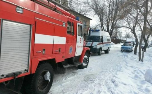 В Караганде произошел пожар в доме на улице Бобруйская 