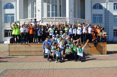 В Караганде проведен ежегодный городской молодежный турнир «Кубок чистоты: школьная лига»