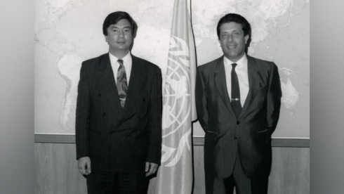 30 лет назад Казахстан вступил в ЮНЕСКО. Акорда опубликовала архивное фото Токаева