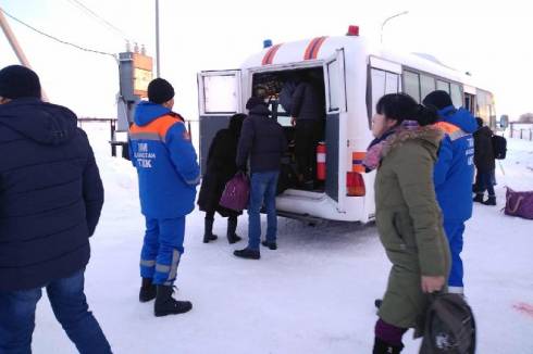 23 пассажира эвакуировали из автобуса на автодороге Кызылорда-Павлодар