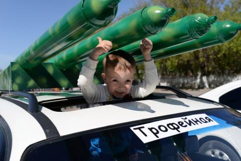 Автопробег в честь Дня Победы поразил карагандинцев своей масштабностью