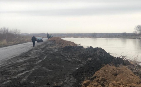 Ситуация по пропуску паводковых вод через обводной канал Федоровского водохранилища находится под контролем