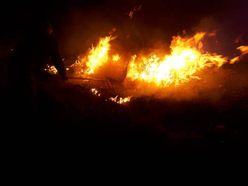 В Карагандинской области ликвидирован крупный степной пожар