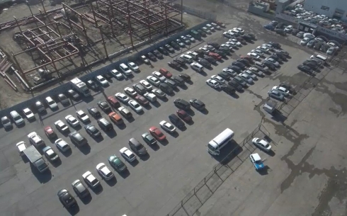 Сколько машин было помещено на штрафстоянку в Карагандинской области