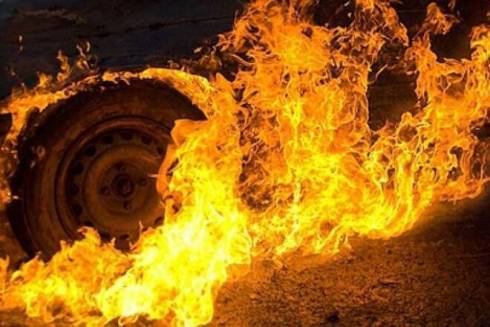 Угонщик совершил ДТП, в результате которого похищенный автомобиль сгорел