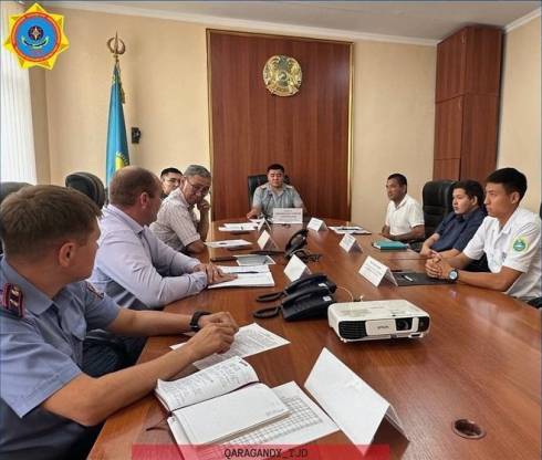 В ДЧС Карагандинской области обсудили безопасность граждан при рыбной ловле и использовании маломерных судов