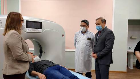 В консультативно-диагностическом центре Балхаша открылся кабинет компьютерной томографии