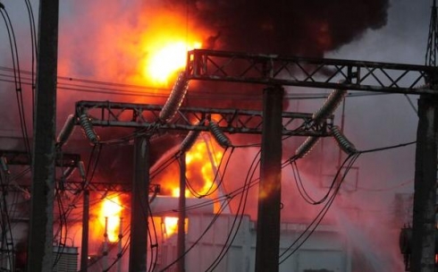 Пожар на подстанции оставил без электричества несколько сел в Карагандинской области