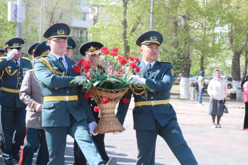 Сотрудники и ветераны ДЧС Карагандинской области почтили память погибших героев