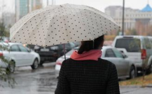 Сильный дождь и похолодание ожидаются в Карагандинской области 