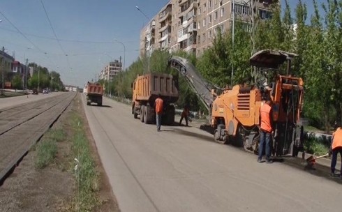 В Темиртау начался ремонт дорог