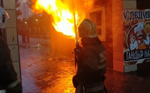 За ночь в Караганде произошло два пожара