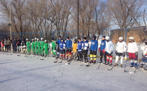 В Бухаржырауском районе Карагандинской области активно развивается хоккей