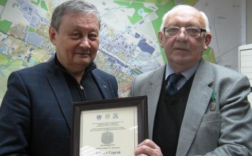 Профессор Карагандинского технического университета С.А. Лебедев награжден медалью им. Басенова