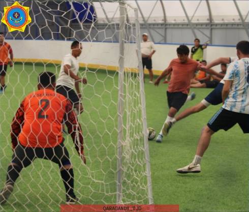 В Карагандинской области состоялись соревнования по мини-футболу среди правоохранительных и силовых структур