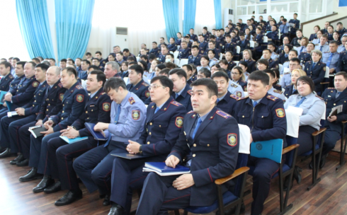В ДП Карагандинской области наградили наиболее отличившихся сотрудников