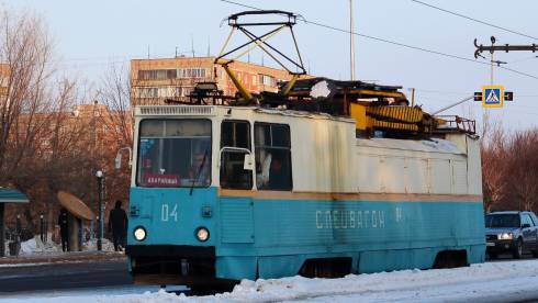 В Темиртау неизвестные украли 600 метров провода с трамвайных линий