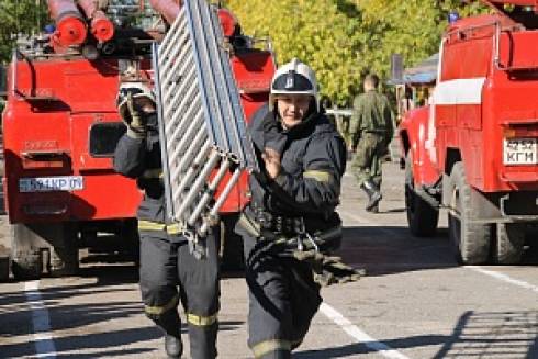 За звание «Лучший караул» боролись пожарные Карагандинской области