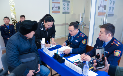 В период акции «Приемная на дороге» полицейским Карагандинской области поступило 895 обращений