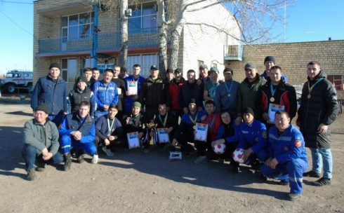 Определены победители спортивных соревнований по спасательному многоборью среди спасательных подразделений Карагандинской области