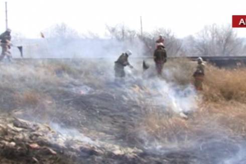 В Темиртау массово горят дачи