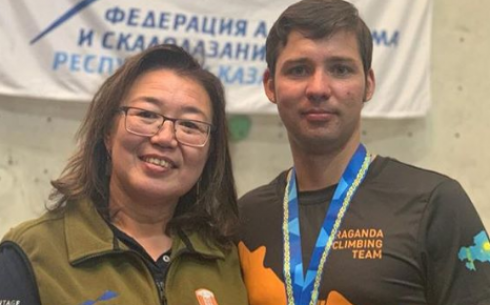 Карагандинская команда на чемпионате Казахстана по спортивному скалолазанию заняла третье место