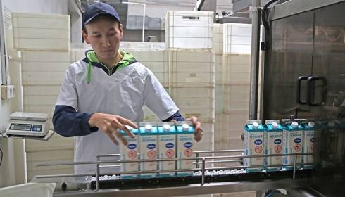 Касым-Жомарт Токаев ознакомился с производством карагандинского молочного завода