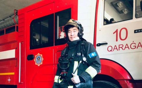 Преданный благородной профессии: история карагандинского пожарного Каната Ешмаганбетова