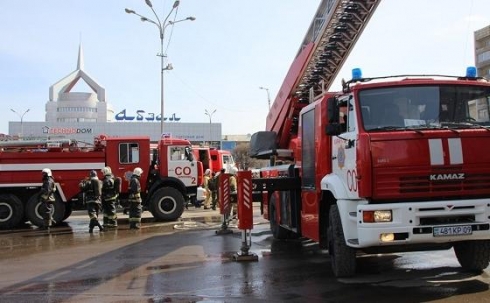 В Караганде проводятся пожарно-тактические учения