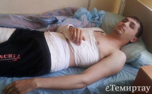 Пострадавшего в ДТП с участием БТР в Темиртау выписали из больницы