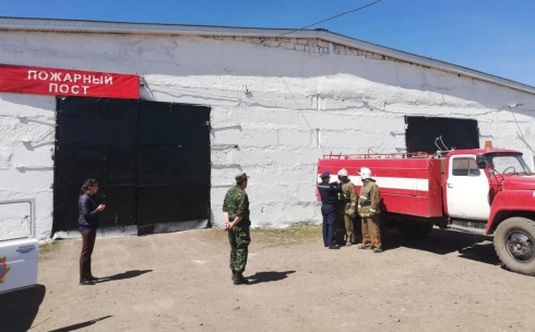 На территории Нуринского района открыт пожарный пост