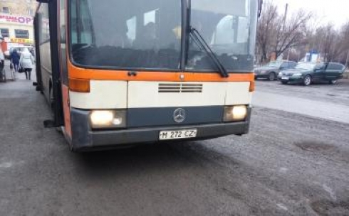Автобусы маршрута №134 временно перестали курсировать по дорогам Караганды